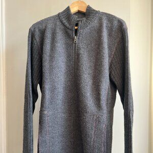 Tulliano Wool Sweater Men’s Medium 100% Wool Grey
